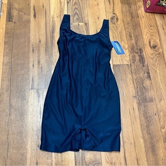 Waterpro Polyester Swimsuit Navy Blue Size 16 F - Picture 2 of 6